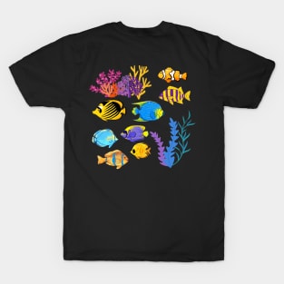 A story of the sea, a tropical fish T-Shirt